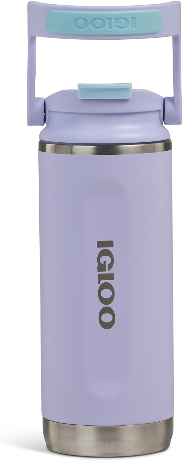 20 oz FlipNSip Tumbler, Reusable Travel Mug, Stainless Steel Insulated Hydration Cup for Hot & Cold Beverages,Seafoam
