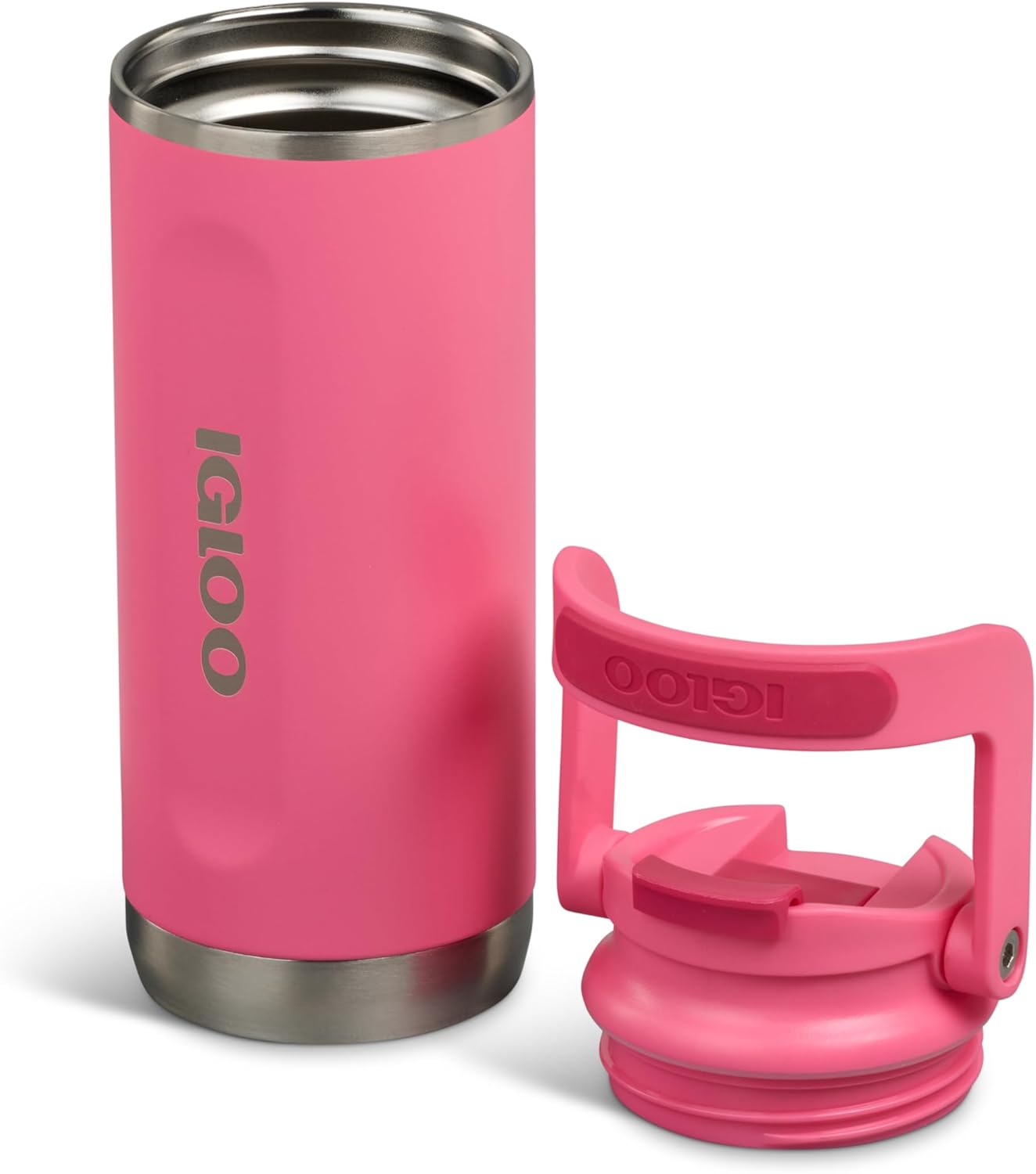 20 oz FlipNSip Tumbler, Reusable Travel Mug, Stainless Steel Insulated Hydration Cup for Hot & Cold Beverages,Seafoam