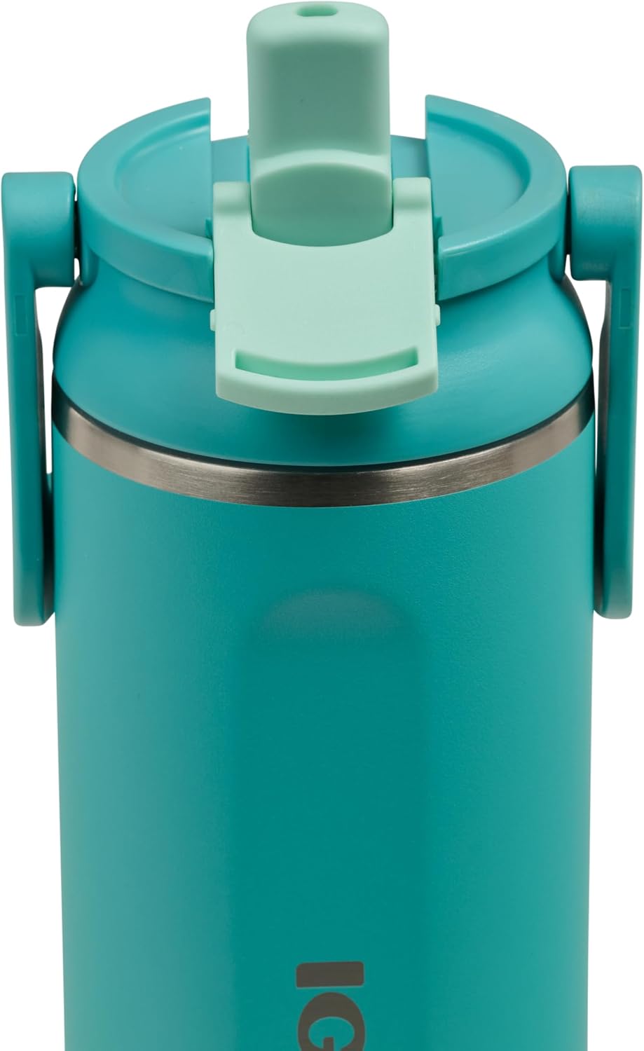 20 oz FlipNSip Tumbler, Reusable Travel Mug, Stainless Steel Insulated Hydration Cup for Hot & Cold Beverages,Seafoam
