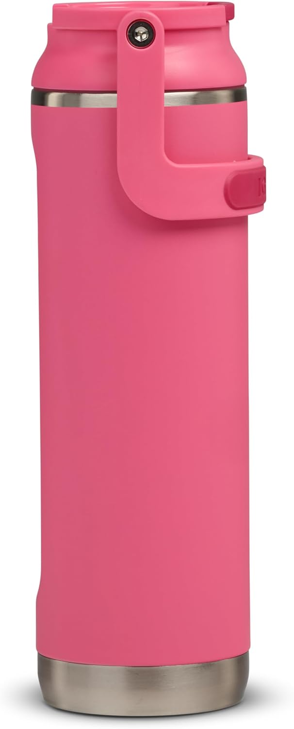 20 oz FlipNSip Tumbler, Reusable Travel Mug, Stainless Steel Insulated Hydration Cup for Hot & Cold Beverages,Seafoam