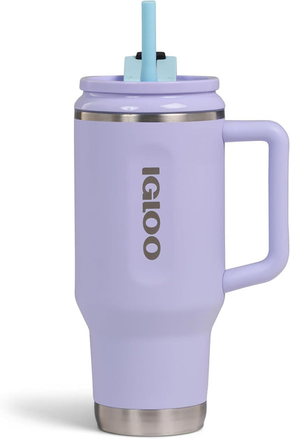 20 oz FlipNSip Tumbler, Reusable Travel Mug, Stainless Steel Insulated Hydration Cup for Hot & Cold Beverages,Seafoam