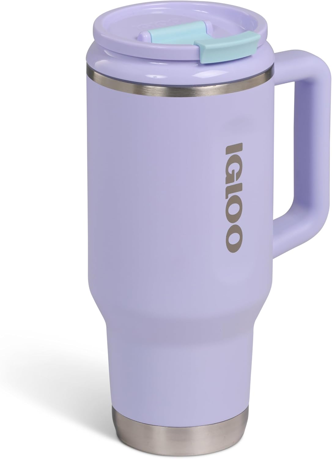 20 oz FlipNSip Tumbler, Reusable Travel Mug, Stainless Steel Insulated Hydration Cup for Hot & Cold Beverages,Seafoam