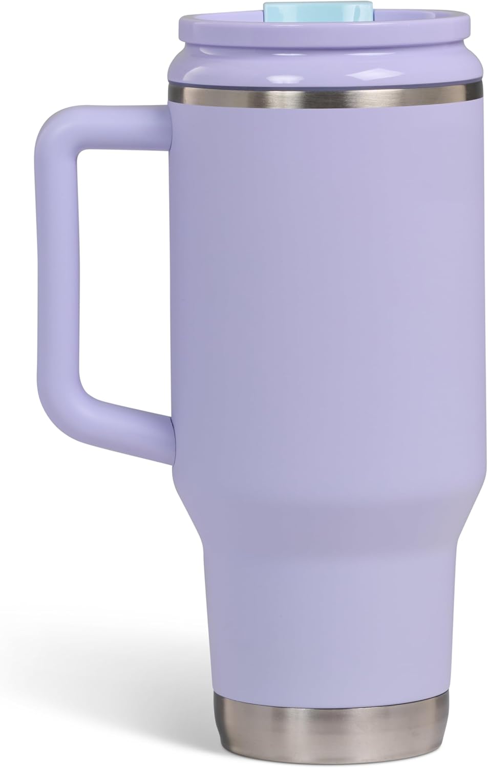 20 oz FlipNSip Tumbler, Reusable Travel Mug, Stainless Steel Insulated Hydration Cup for Hot & Cold Beverages,Seafoam