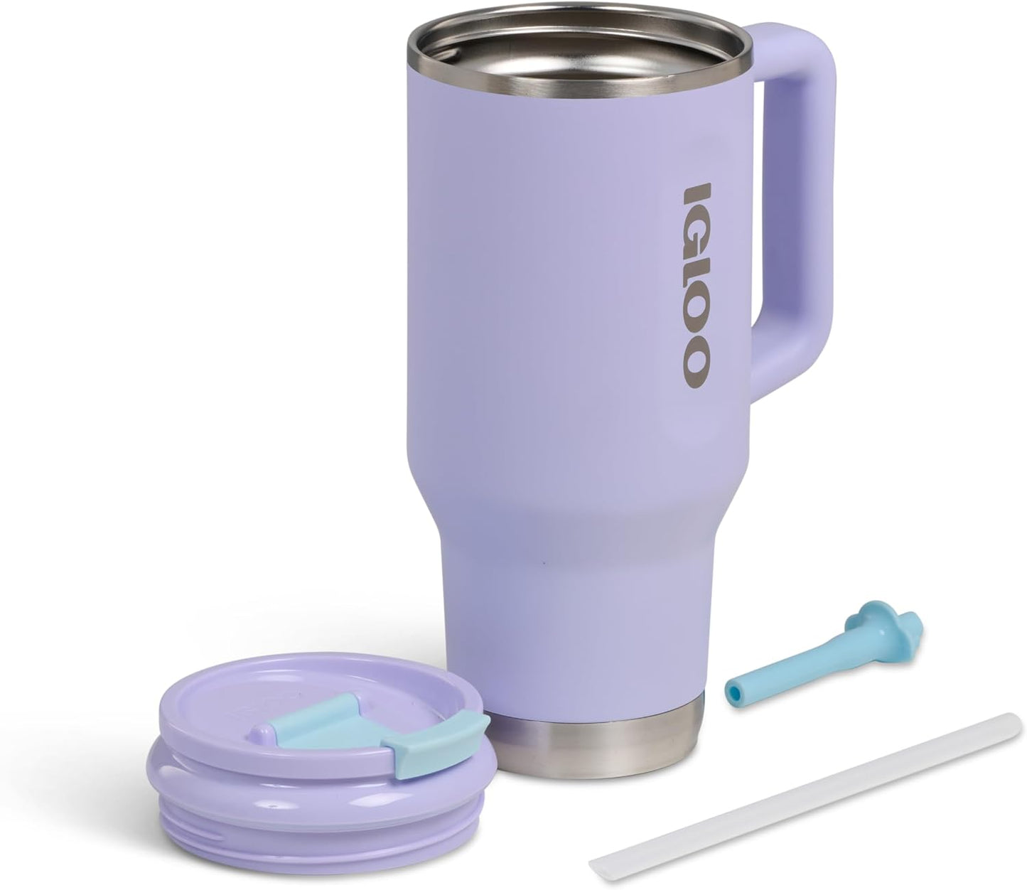 20 oz FlipNSip Tumbler, Reusable Travel Mug, Stainless Steel Insulated Hydration Cup for Hot & Cold Beverages,Seafoam