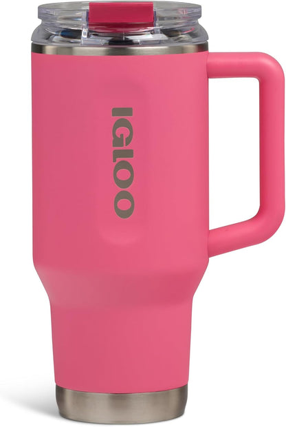 20 oz FlipNSip Tumbler, Reusable Travel Mug, Stainless Steel Insulated Hydration Cup for Hot & Cold Beverages,Seafoam