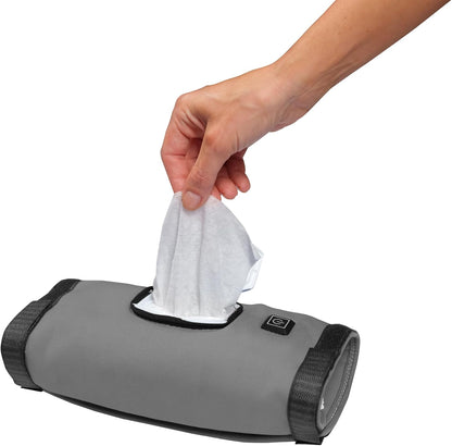 Adjustable Portable Baby Wipes Warmer Wrap. USB Rechargeable