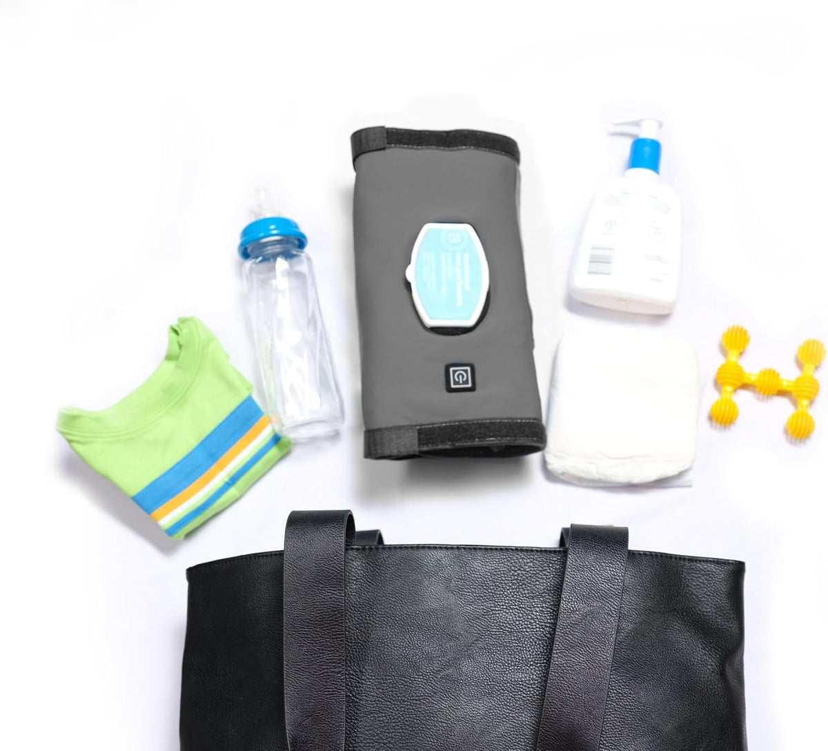 Adjustable Portable Baby Wipes Warmer Wrap. USB Rechargeable