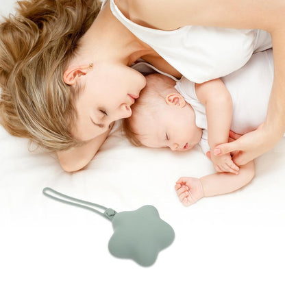 Silicone Pacifier Holder Case, Portable Dustproof Travel Storage Container Box 2pcs for Pacifiers and Small Items