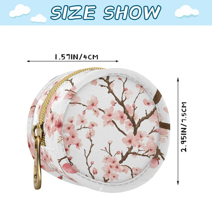 Beautiful Cherry Blossoms Baby Pacifier Holder Case, Dustproof Portable Storage Box for Diaper Bag Purse, Pacifier Storage Container for Boys & Girls