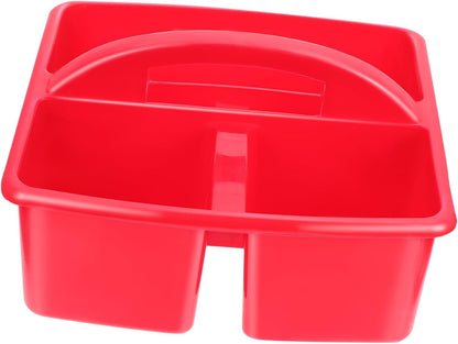 Toy Storage Basket Plastic Portable Compartment Organizer for Home Office