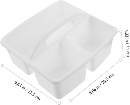 Toy Storage Basket Plastic Portable Compartment Organizer for Home Office