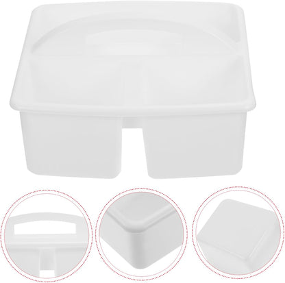 Toy Storage Basket Plastic Portable Compartment Organizer for Home Office