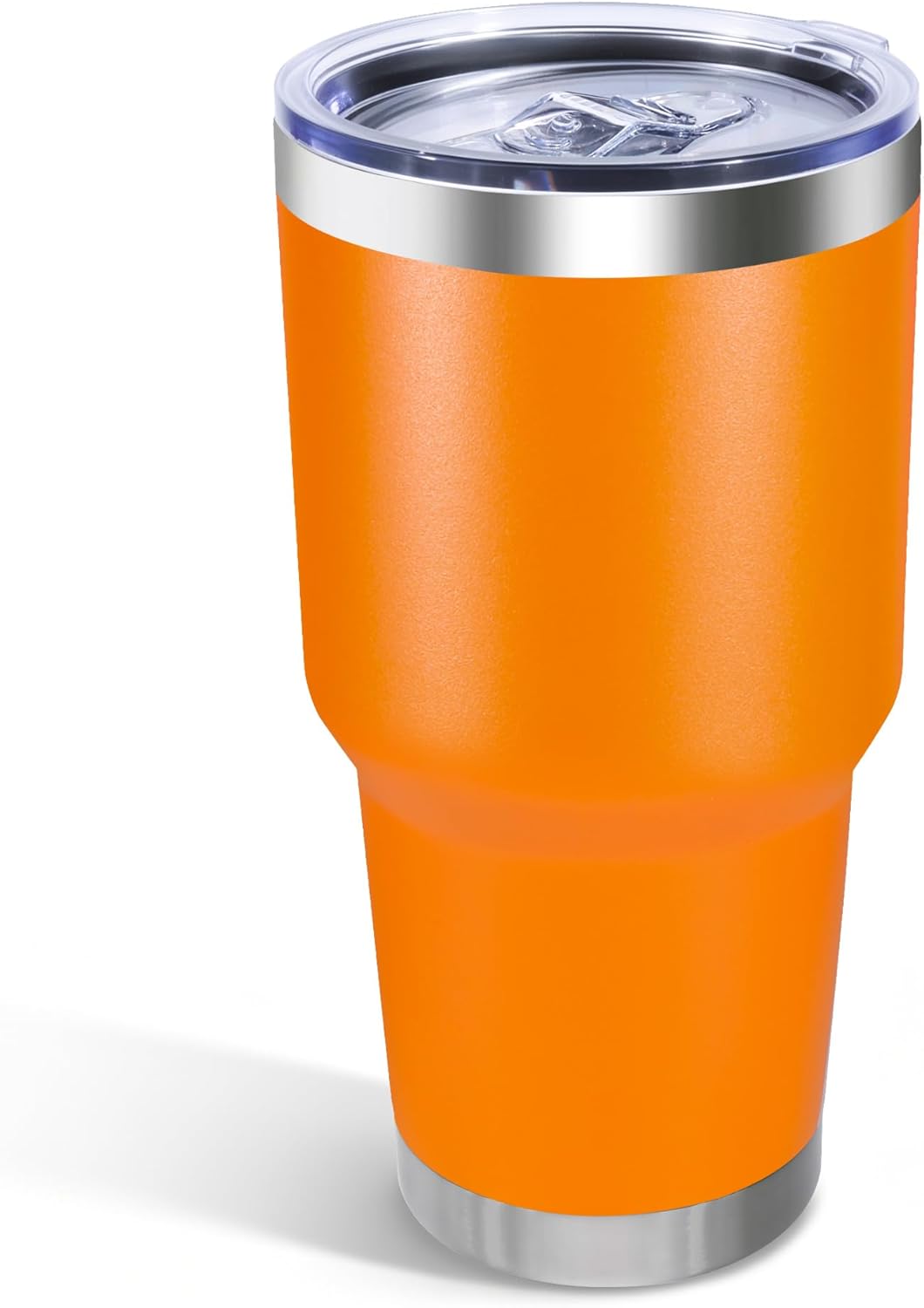 30oz Stainless Steel Tumbler with Lid, Double Wall Vacuum Insulated Powder Coated Travel Mug, Dark Green, 1 Pack