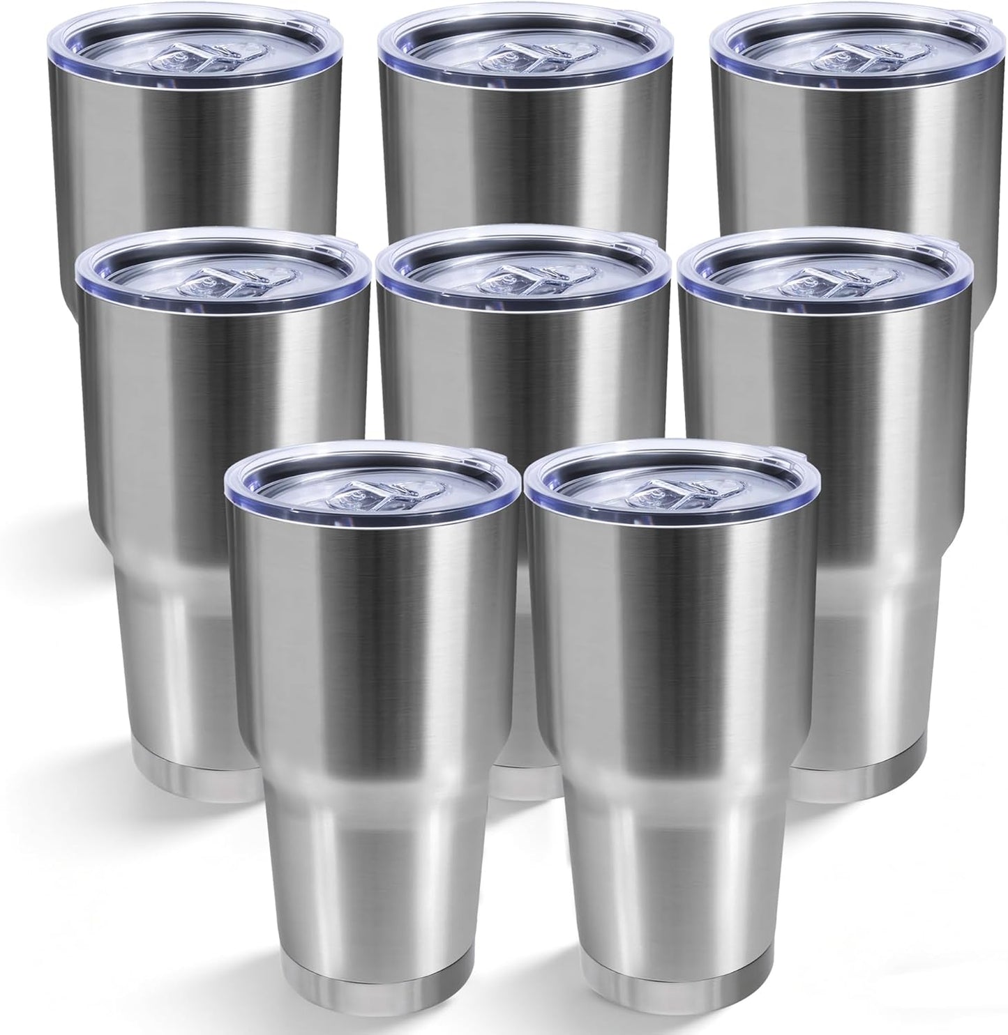 30oz Stainless Steel Tumbler with Lid, Double Wall Vacuum Insulated Powder Coated Travel Mug, Dark Green, 1 Pack