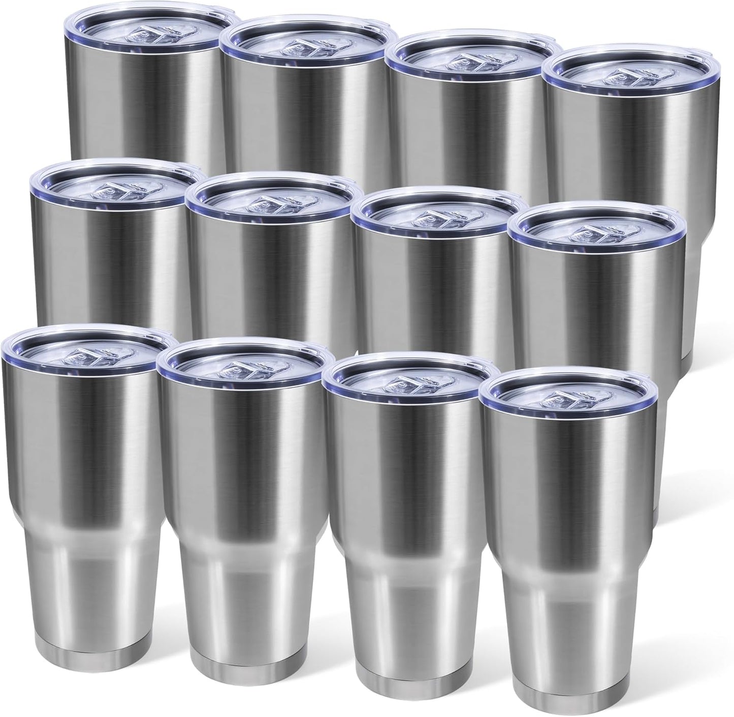 30oz Stainless Steel Tumbler with Lid, Double Wall Vacuum Insulated Powder Coated Travel Mug, Dark Green, 1 Pack