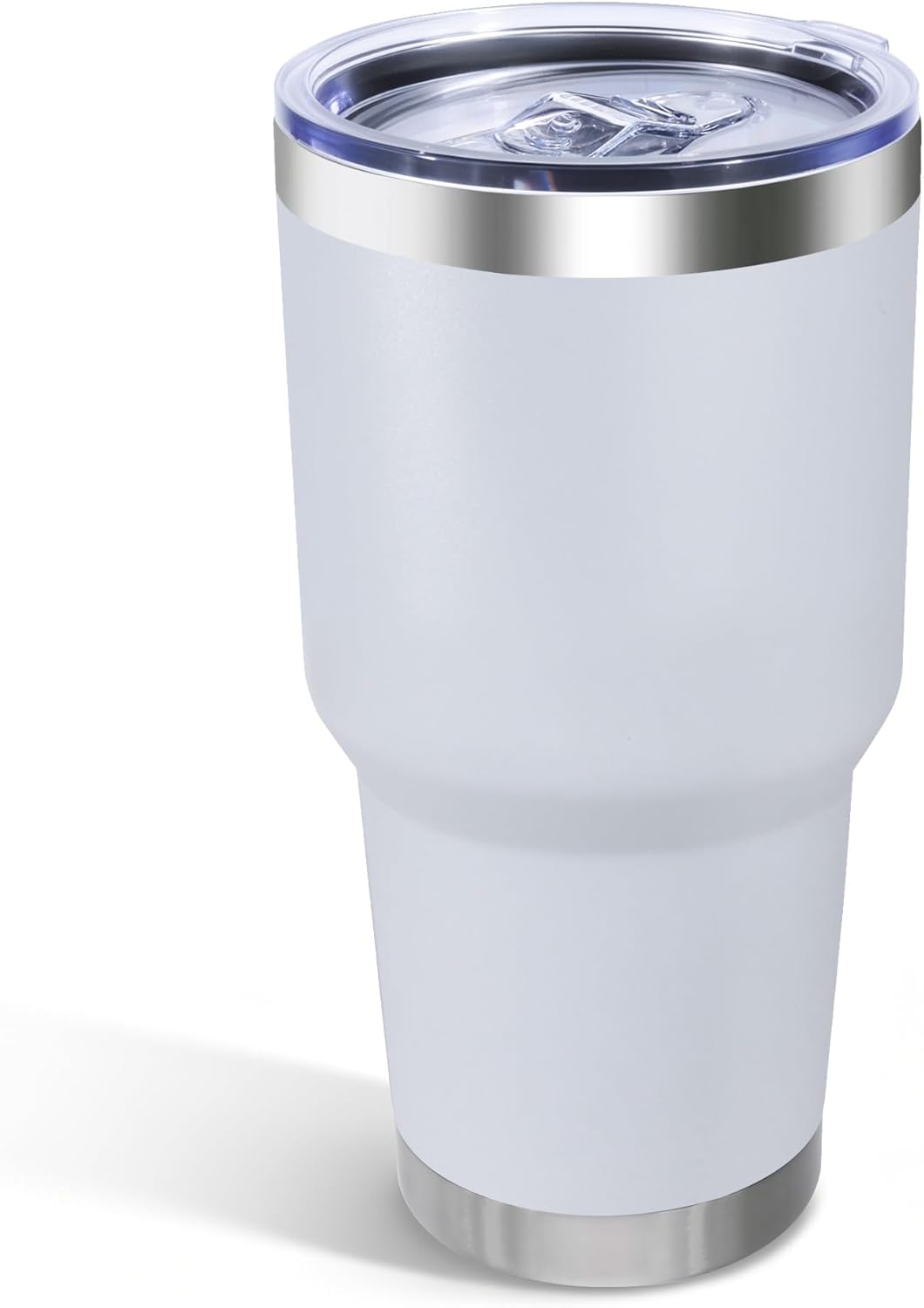 30oz Stainless Steel Tumbler with Lid, Double Wall Vacuum Insulated Powder Coated Travel Mug, Dark Green, 1 Pack