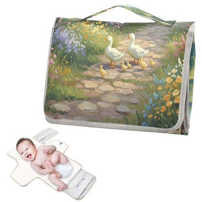 Village Green Portable Diaper Changing Pad Waterproof Changing Pads