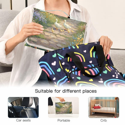 Village Green Portable Diaper Changing Pad Waterproof Changing Pads