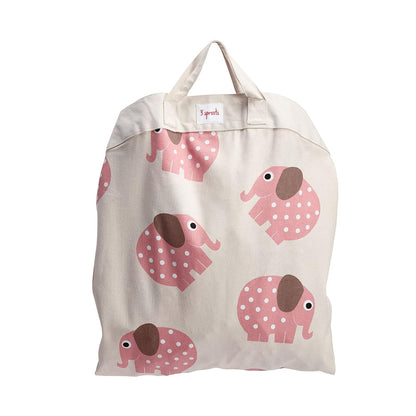 Play Mat and Toy Storage Bag, Large Portable Toy Bag, Elephant