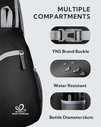 Crossbody Sling Bag, Small Shoulder Chest Backpack