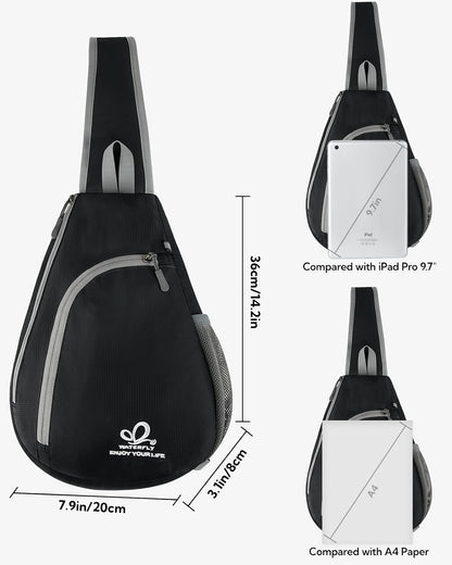 Crossbody Sling Bag, Small Shoulder Chest Backpack