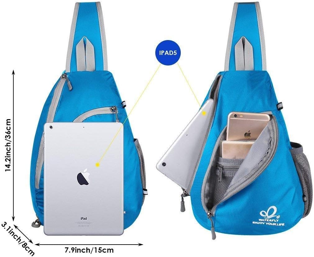Crossbody Sling Bag, Small Shoulder Chest Backpack