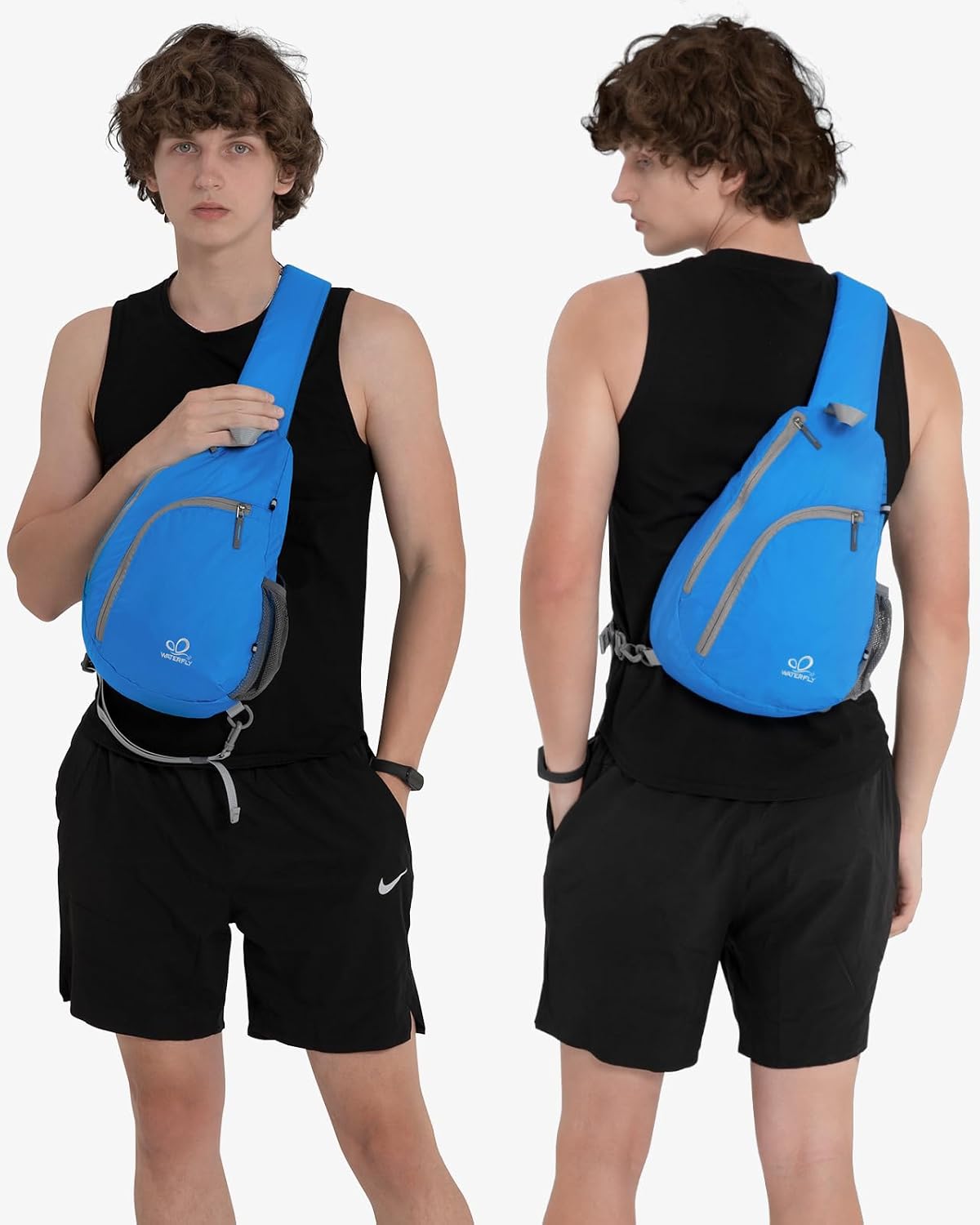 Crossbody Sling Bag, Small Shoulder Chest Backpack