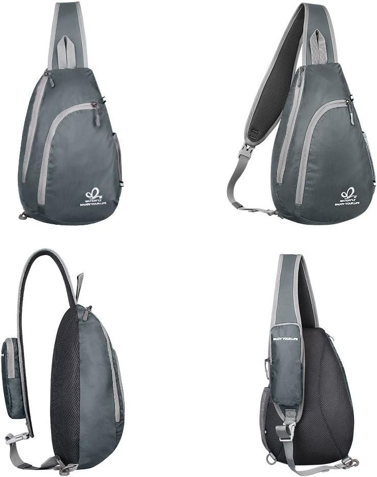 Crossbody Sling Bag, Small Shoulder Chest Backpack