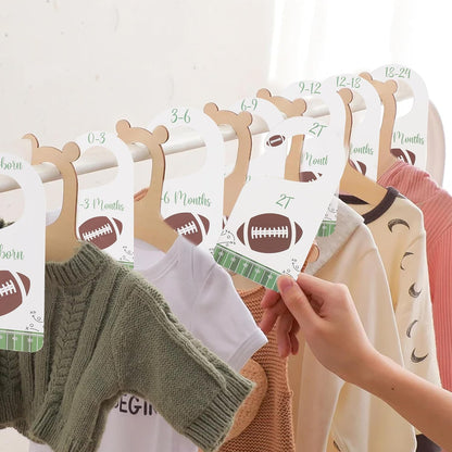 Football Nursery Closet Dividers,Football Baby Shower,Baby Closet Organizer