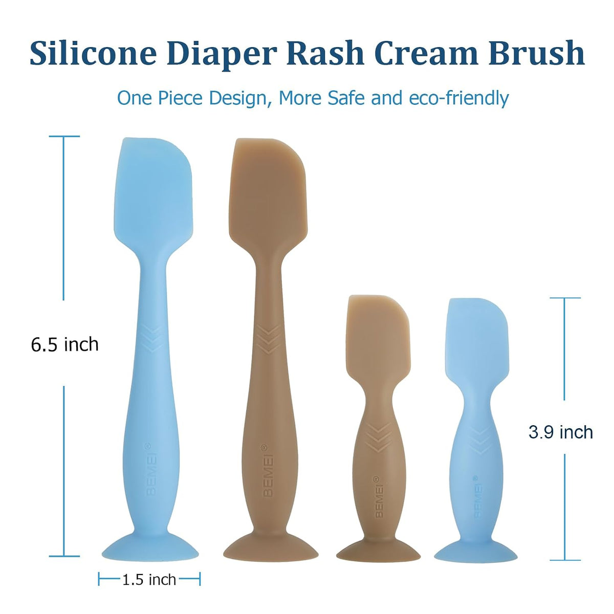 Diaper Rash Spatula for Keep Fingers Clean & Easy to Apply 4 Pack