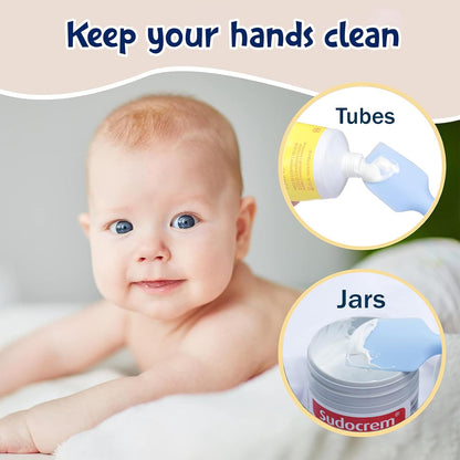Diaper Rash Spatula for Keep Fingers Clean & Easy to Apply 4 Pack