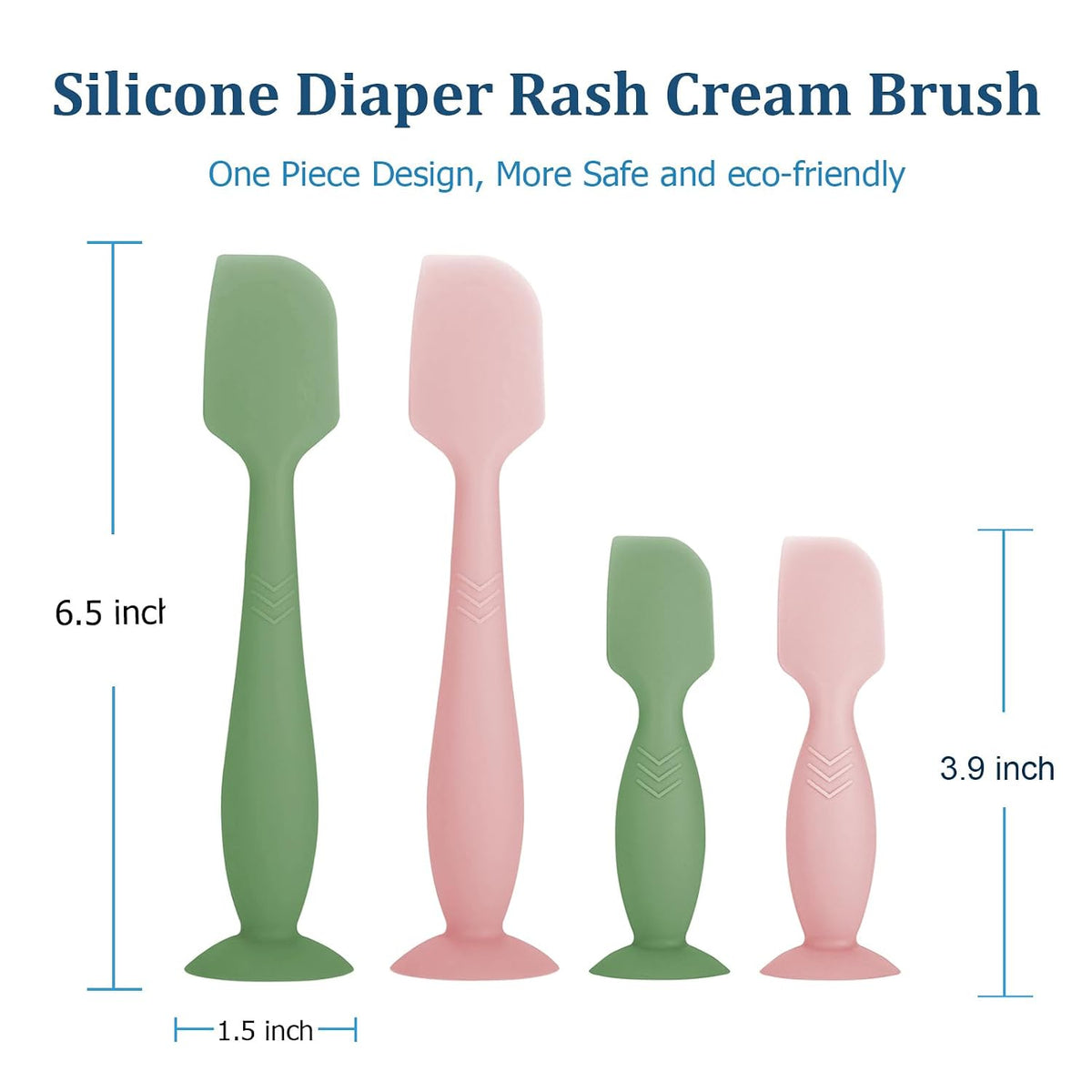 Diaper Rash Spatula for Keep Fingers Clean & Easy to Apply 4 Pack