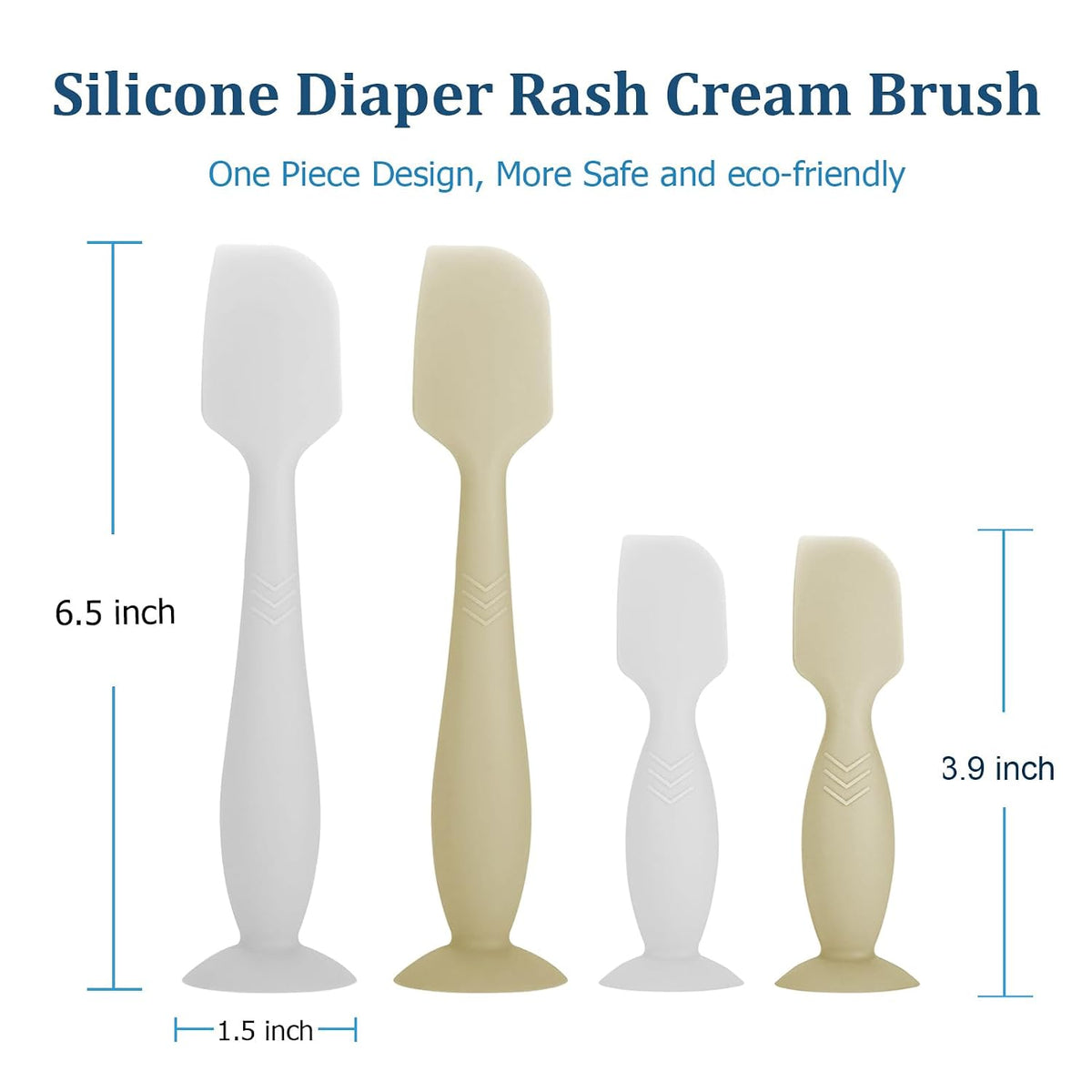 Diaper Rash Spatula for Keep Fingers Clean & Easy to Apply 4 Pack