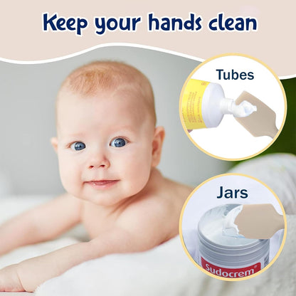 Diaper Rash Spatula for Keep Fingers Clean & Easy to Apply 4 Pack