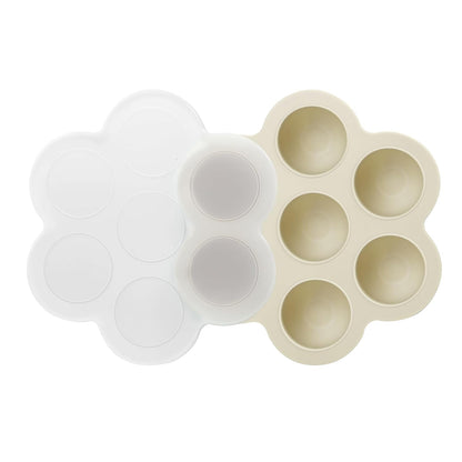 PandaEar 3 Pack Baby Food Freezer Tray with Lids, Silicone Baby Food Storage Container for Homemade Baby Food, Purees, Breastmilk (Blue/Green/Carnation)