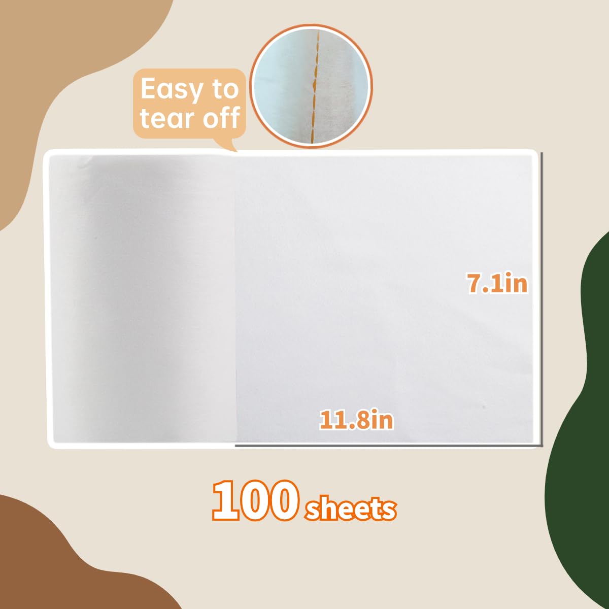 Diaper Liners Kawigo Cloth Diaper Liner for Baby Cloth Diaper Natural Soft Rayon Made from Bamboo 400 Sheets 11.8 x 7.1in Unscented Fragrance Free Chlorine Free