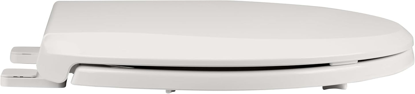 Toilet Seat with Toddler Seat Elongated, PP Material Family Toilet Seat Cover, Soft Close Adult & Toddler Seats, Easy to Clean, Safe Potty Training Solution for Kids, Bathroom Upgrade for Home
