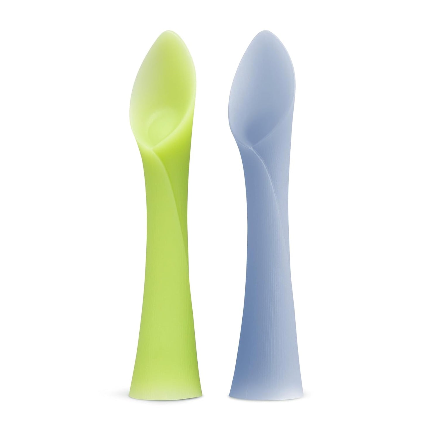 Olababy Baby Led Weaning Advanced Feeding Set – Silicone Training Spoon & Suction Bowl with Lid, BPA Free Self-Feeding Set for Babies 6+ Months (2 Piece)