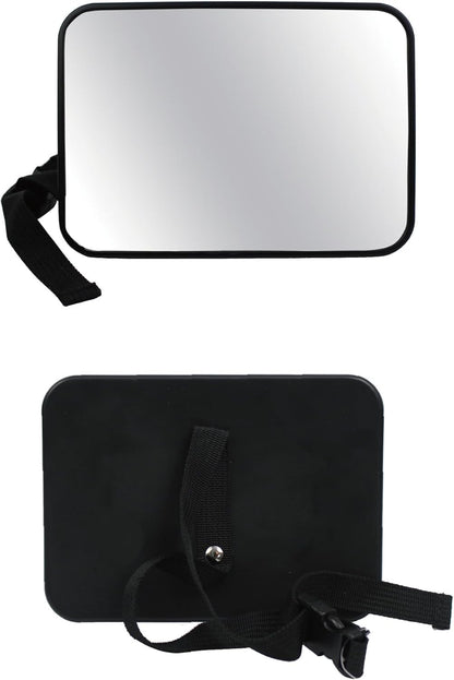 Universal Baby Car Mirror for Rear Facing Seats,Shatterproof Shockproof Acrylic, Crystal Clear Reflection, Fits All Cars SUVs Trucks Vans, Easy Tool-Free Setup