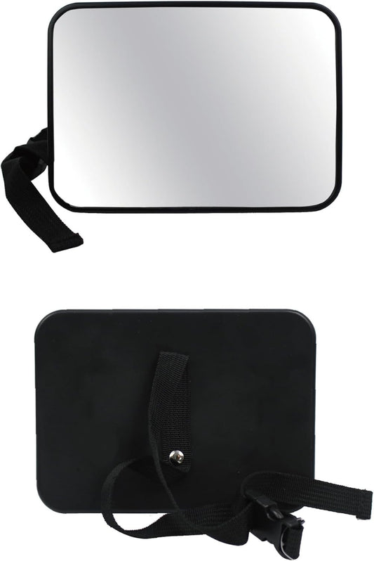 Universal Baby Car Mirror for Rear Facing Seats,Shatterproof Shockproof Acrylic, Crystal Clear Reflection, Fits All Cars SUVs Trucks Vans, Easy Tool-Free Setup