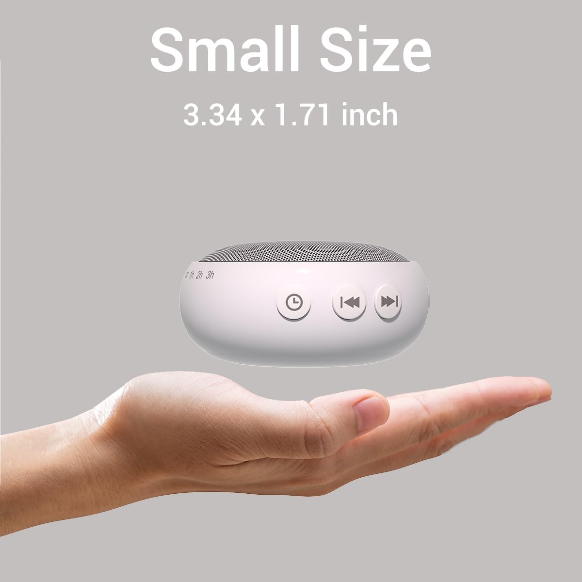 Continuous Sound Machine Battery Small White Noise Machine for Baby Kids Adult with 32 Soothing Sounds 32 Volume Levels Sleep Brown Noise Machine for Travel Office Privacy with 4 Timer & Memory