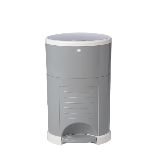 Diaper Dekor EKO Classic Diaper Pail, White | ONLY Eco-Friendly Diaper Pail Made with 70% Recycled Materials | Hands-Free: Step–Drop–Done | Cost-Effective Refill System