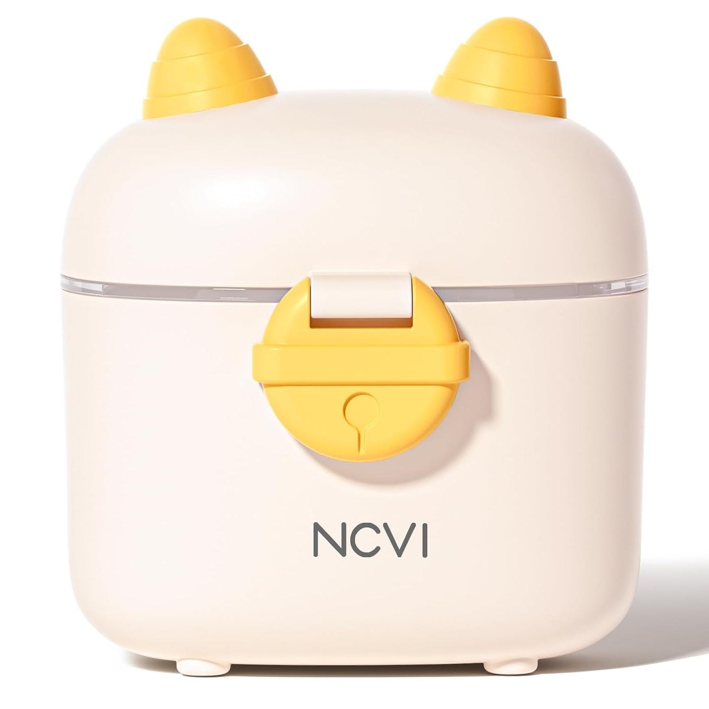 NCVI Baby Formula Dispenser On The Go, Formula Container To Go, Formula Holder for Travel, Outdoor Picnic with Baby Infant, Portable Container for Milk Powder, Snacks, Candy, Fruits (Pink)