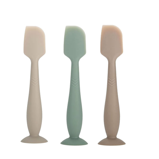 Baby Diaper Cream Spatula - Baby Diaper Rash Cream Applicator for Butt Paste Diaper Cream - Newborn Essentials (gray, green, pink)