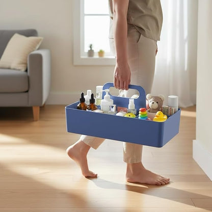 Bathroom Makeup organizer Countertop with Handle,Skincare Organizer Caddy for Vanity,Storage Box with Handle,Large Cosmetic Display case for Dresser,Large Size