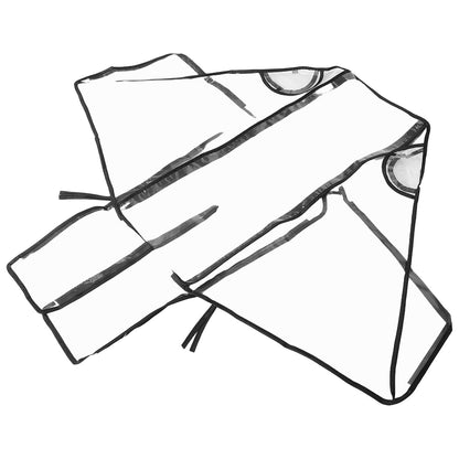 Stroller Windproof Rain Cover for Cart, Universal Waterproof Protective Shield with Ventilation, Suitable for Joggers and Car Seat Weather Protection