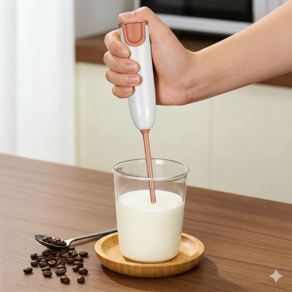 MAGICLULU Handheld Electric Baby Formula Mixer with 2 Stirring Sticks, Portable Small Drink Milk Powder Mixer for Bottle Protein Powder Coffee Travel Office Home Stirrer Supply