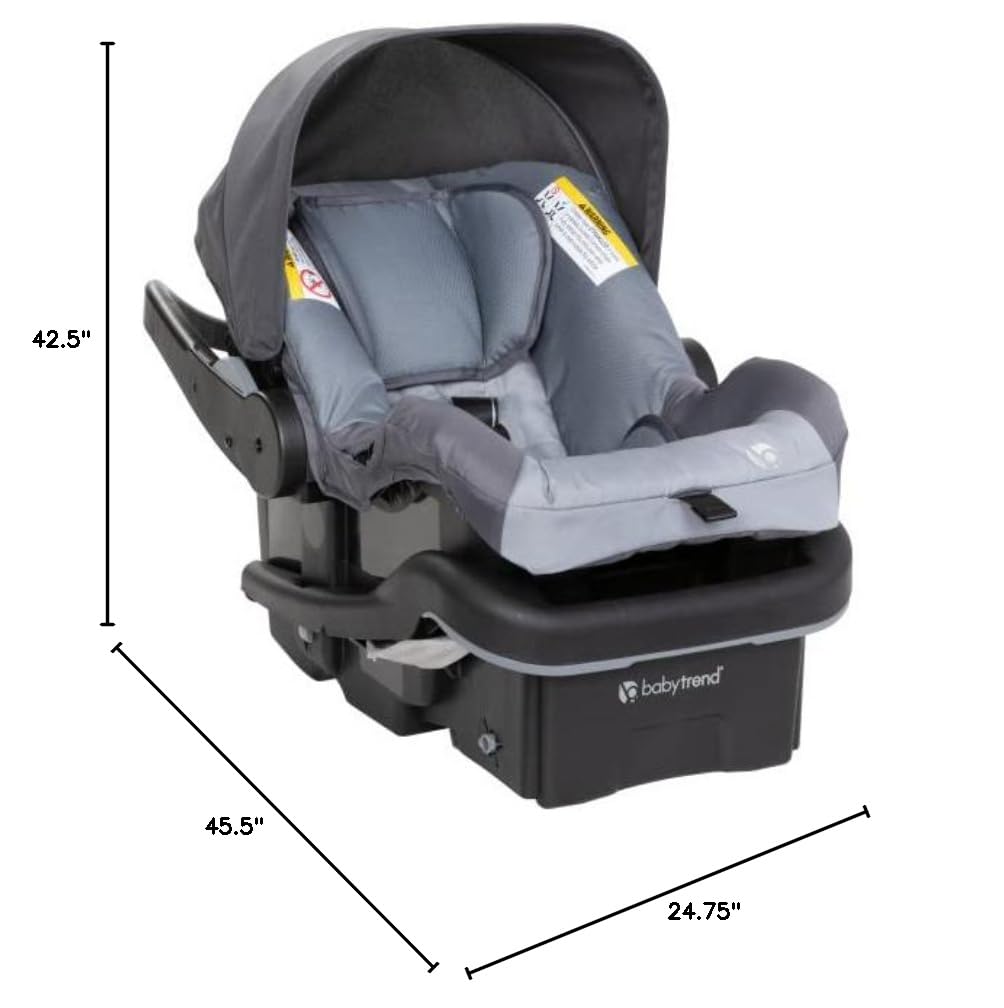 Baby Trend Tango PRO Travel System with Secure-Lift Infant Car Seat, Dash Black