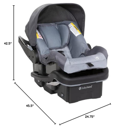 Baby Trend Tango PRO Travel System with Secure-Lift Infant Car Seat, Dash Black