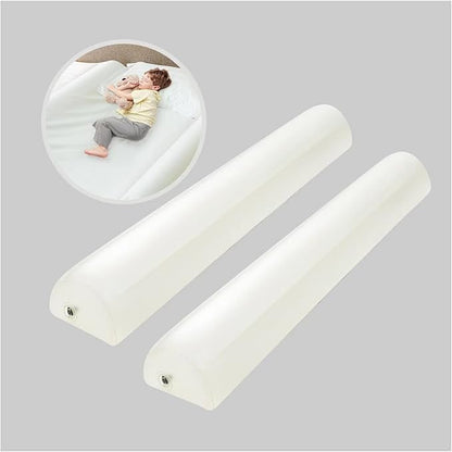USHMA [2-Pack] Travel Bed Rails for Toddlers | Inflatable Bed Rails, Blow Up Portable Bed Rail for Kids | Toddler Bed Guard Rail for Full, Queen, King Size Beds | Bed Rail for Home, Hotel or Travel